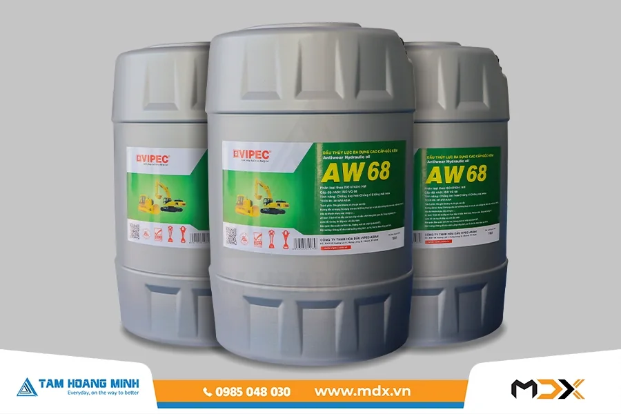 AW 68 - Dầu thủy lực chống mài mòn gốc kẽm cao cấp — Vipec