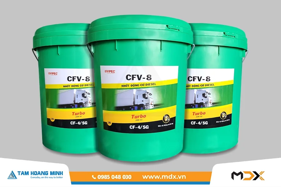 CFV-8 SAE 20W-50 - Dầu nhờn động cơ xăng và diesel cao cấp — Vipec