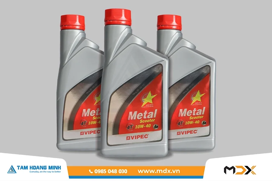 Metal Scooter 10W-40 - Nhớt động cơ xe tay ga 4T Cao cấp — Vipec