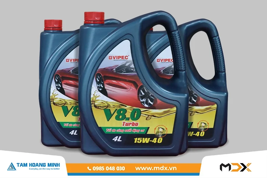 V8.0 - Nhớt Động Cơ Diesel Và Xăng Dành Cho Xe Ôtô — Vipec