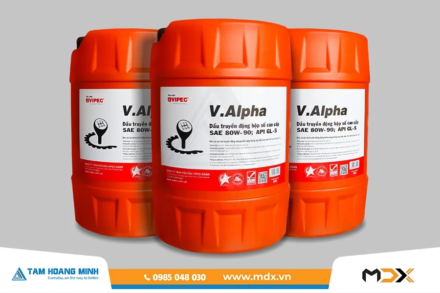 V.Alpha 80W-90 - Nhớt hộp số xe ô tô cao cấp — Vipec